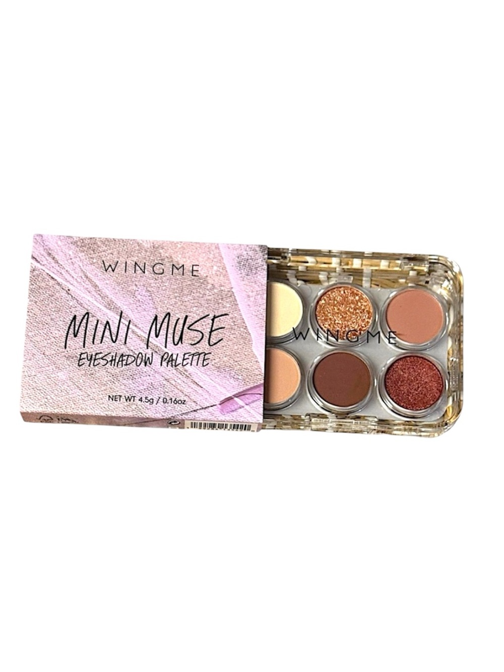WINGME Cosmetics Mini Muse (6) Eyeshadow Palette NWT Highly Pigmented NWT 4.5g